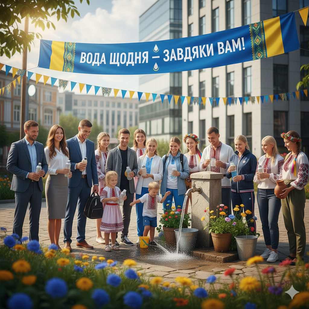 ВОДА ЩОДНЯ – ЗАВДЯКИ ВАМ!